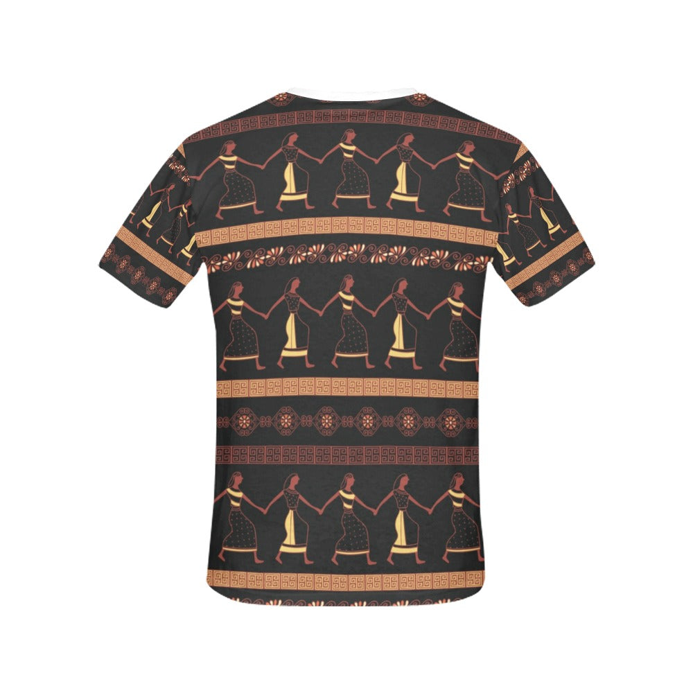 Ancient Greek Human Print Design LKS306 Women's  T-shirt
