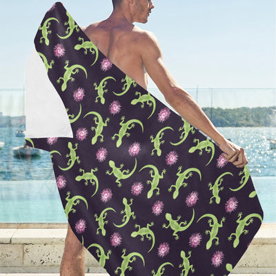 lizard Print Design LKS402 Beach Towel 32" x 71"