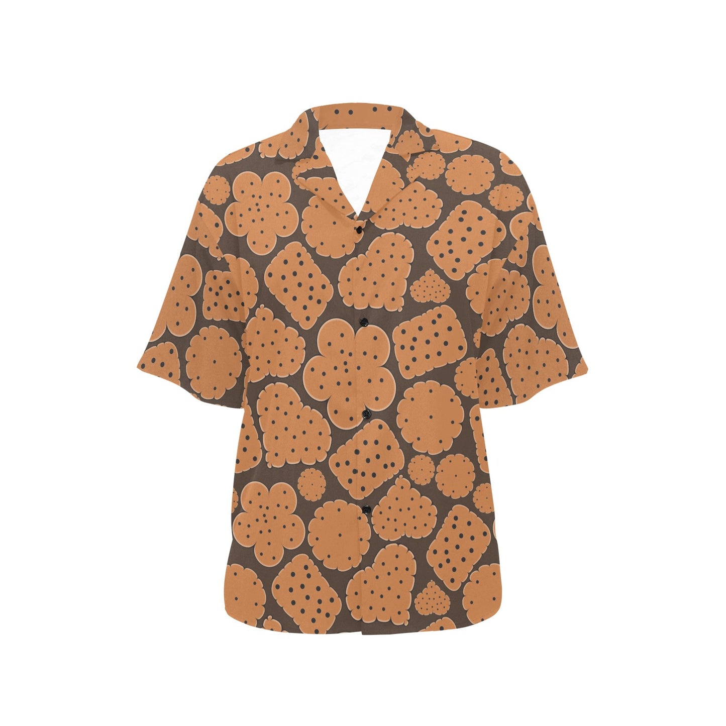 Cracker Pattern Print Design 01 Women's Hawaiian Shirt
