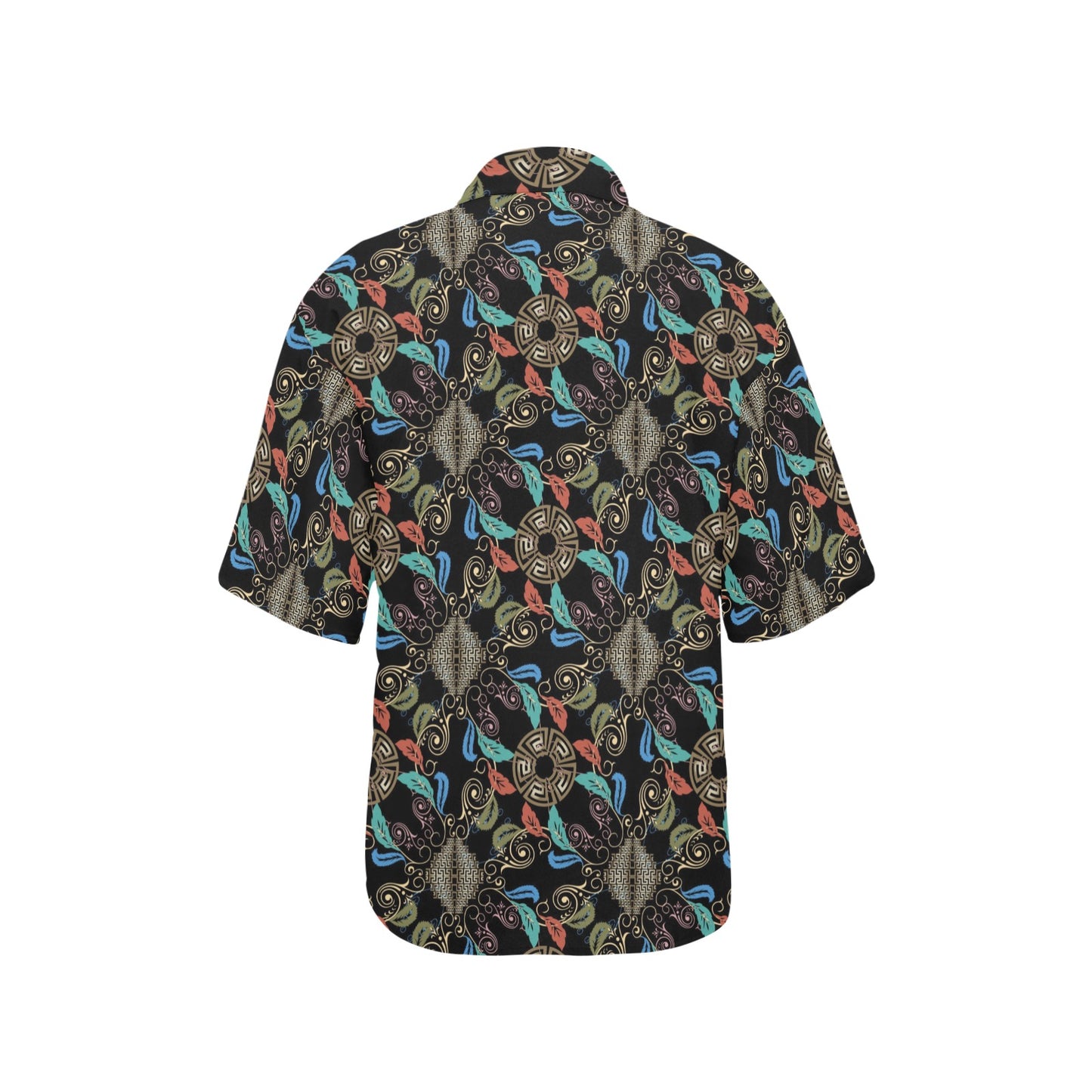Ancient Greek Print Design LKS308 Women's Hawaiian Shirt