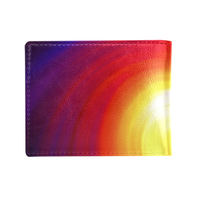 Vortex Twist Swirl Flame Themed Men's ID Card Wallet