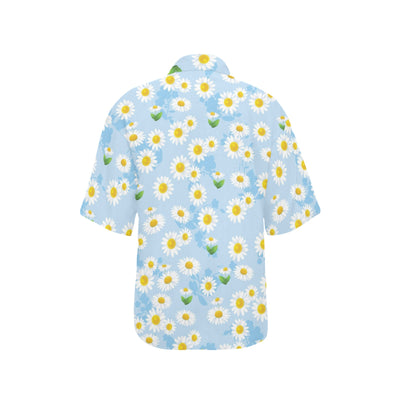 Daisy Pattern Print Design DS010 Women's Hawaiian Shirt