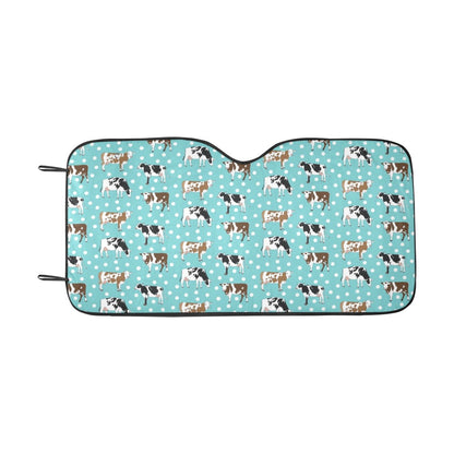 Cattle Print Design LKS405 Car front Windshield Sun Shade