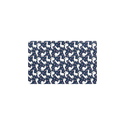 Alpaca Heart Star Design Themed Print Kitchen Mat