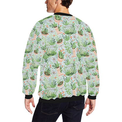 Gardening Pattern Print Design G04 Men Long Sleeve Sweatshirt