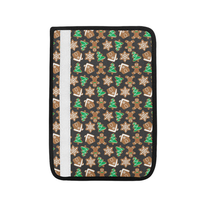 Gingerbread Pattern Print Design 02 Car Seat Belt Cover