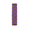 Monarch Butterfly Purple Print Pattern Car Seat Belt Cover