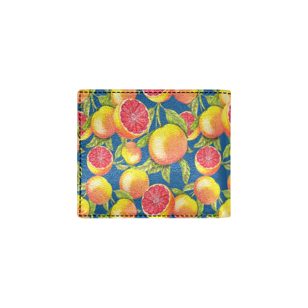 Grapefruit Pattern Print Design GF04 Men's ID Card Wallet
