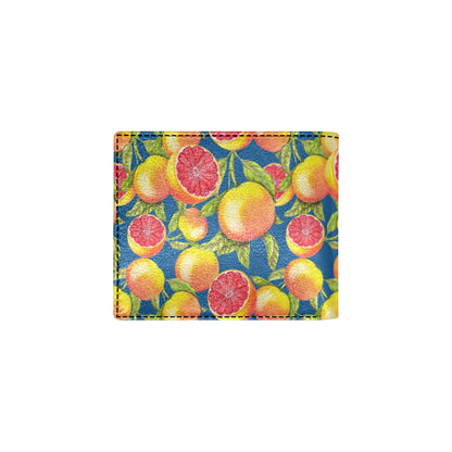 Grapefruit Pattern Print Design GF04 Men's ID Card Wallet