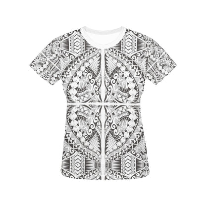 Samoan Style Print Design LKS301 Women's  T-shirt