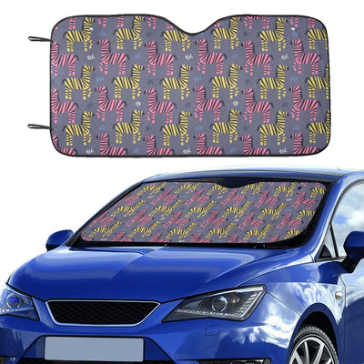 Zebra Print Design LKS303 Car front Windshield Sun Shade