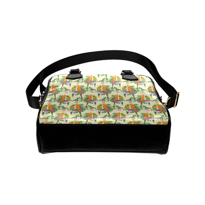 Conures Pattern Print Design 02 Shoulder Handbag