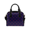 Bicycle Pattern Print Design 01 Shoulder Handbag