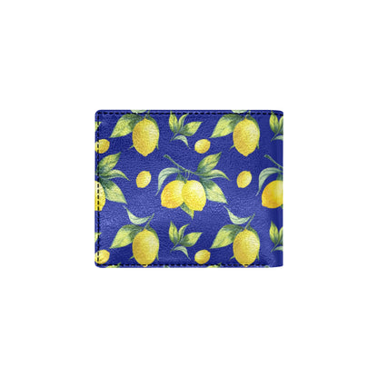 Lemon Pattern Print Design LM06 Men's ID Card Wallet