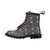 Yin Yang Neon Color Design Print Women's Boots