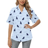 Shark Fin Women's Hawaiian Shirt