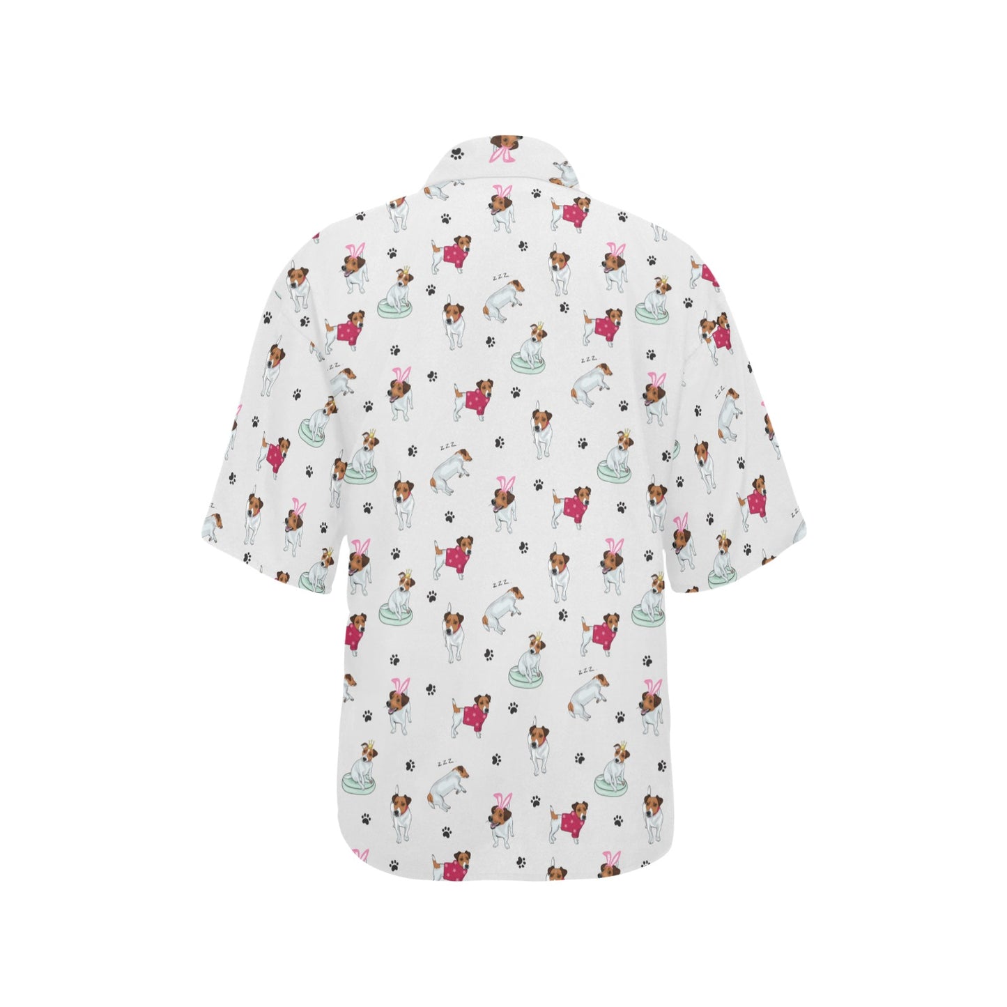 Russell Terriers Print Design LKS308 Women's Hawaiian Shirt