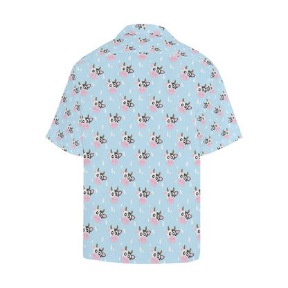 Cow Pattern Print Design 07 Men's Hawaiian Shirt