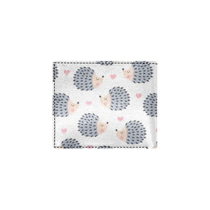Hedgehog Baby Pattern Print Design 03 Men's ID Card Wallet