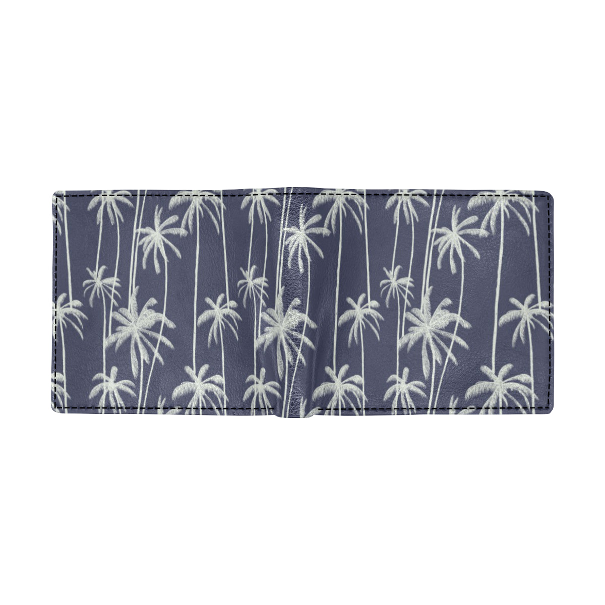 Palm Tree Pattern Print Design PT06 Men's ID Card Wallet