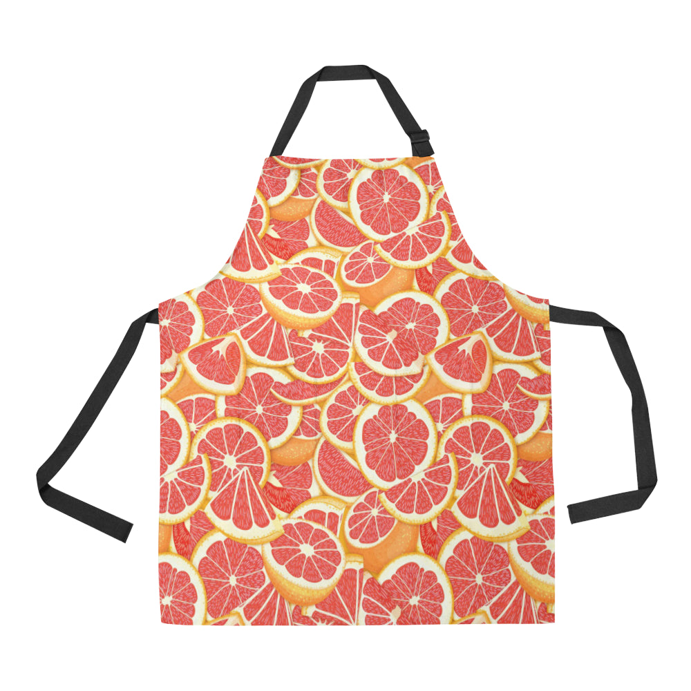 Grapefruit Pattern Print Design GF02 Apron with Pocket