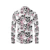 Cherry Blossom Pattern Print Design CB03 Men's Long Sleeve Shirt