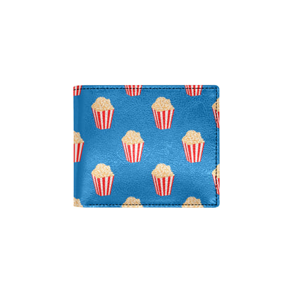 Popcorn Pattern Print Design A04 Men's ID Card Wallet