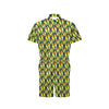 Lovebird Pattern Print Design 01 Men's Romper