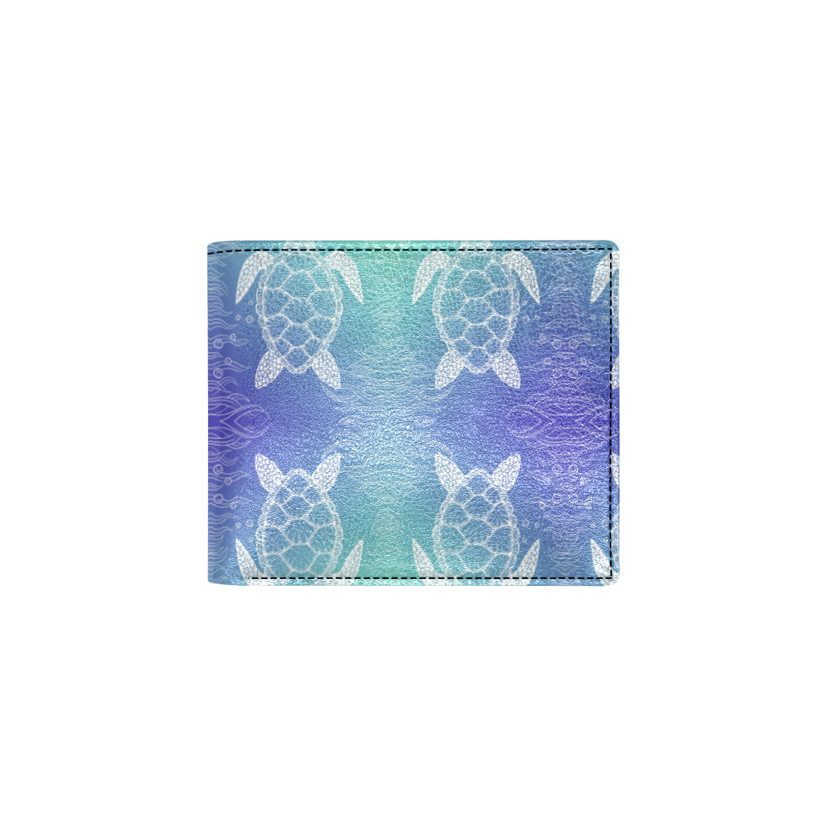 Sea Turtle Draw Men's ID Card Wallet