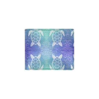 Sea Turtle Draw Men's ID Card Wallet