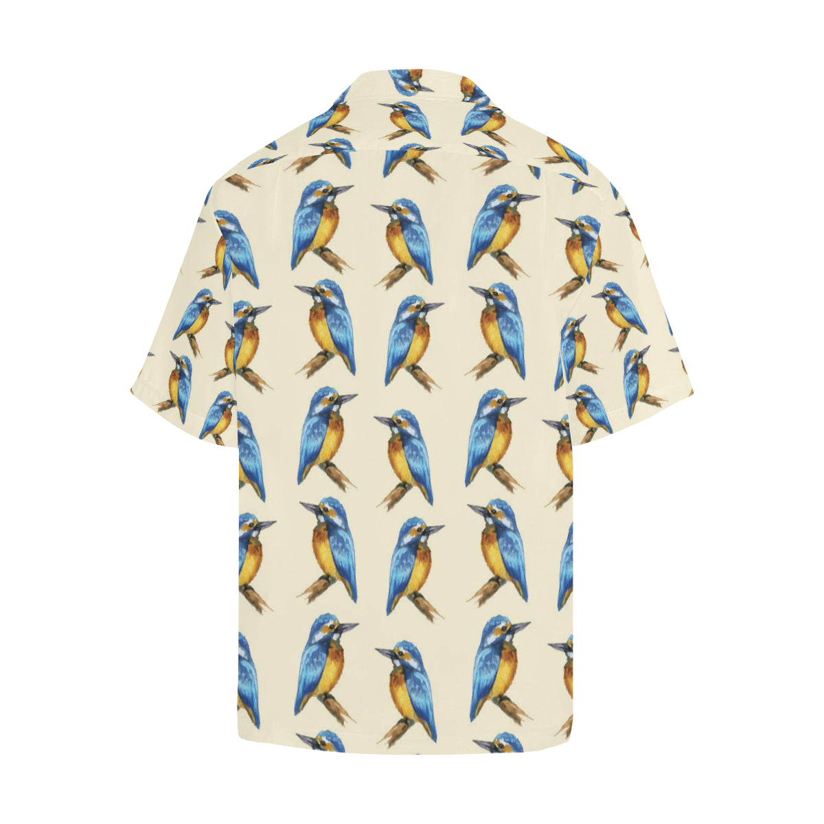 Kingfisher Pattern Print Design 01 Men's Hawaiian Shirt