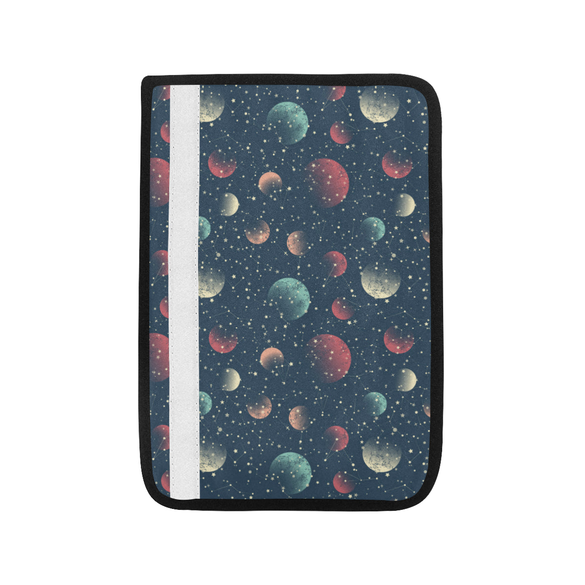 Cosmic Pattern Print Design 04 Car Seat Belt Cover