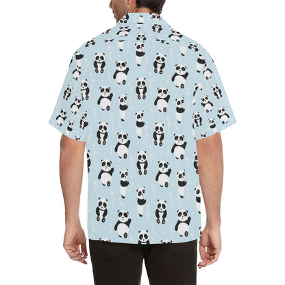 Panda Pattern Print Design A01 Men's Hawaiian Shirt
