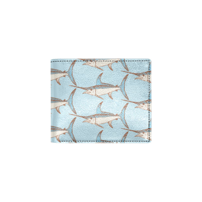 Swordfish Pattern Print Design 01 Men's ID Card Wallet