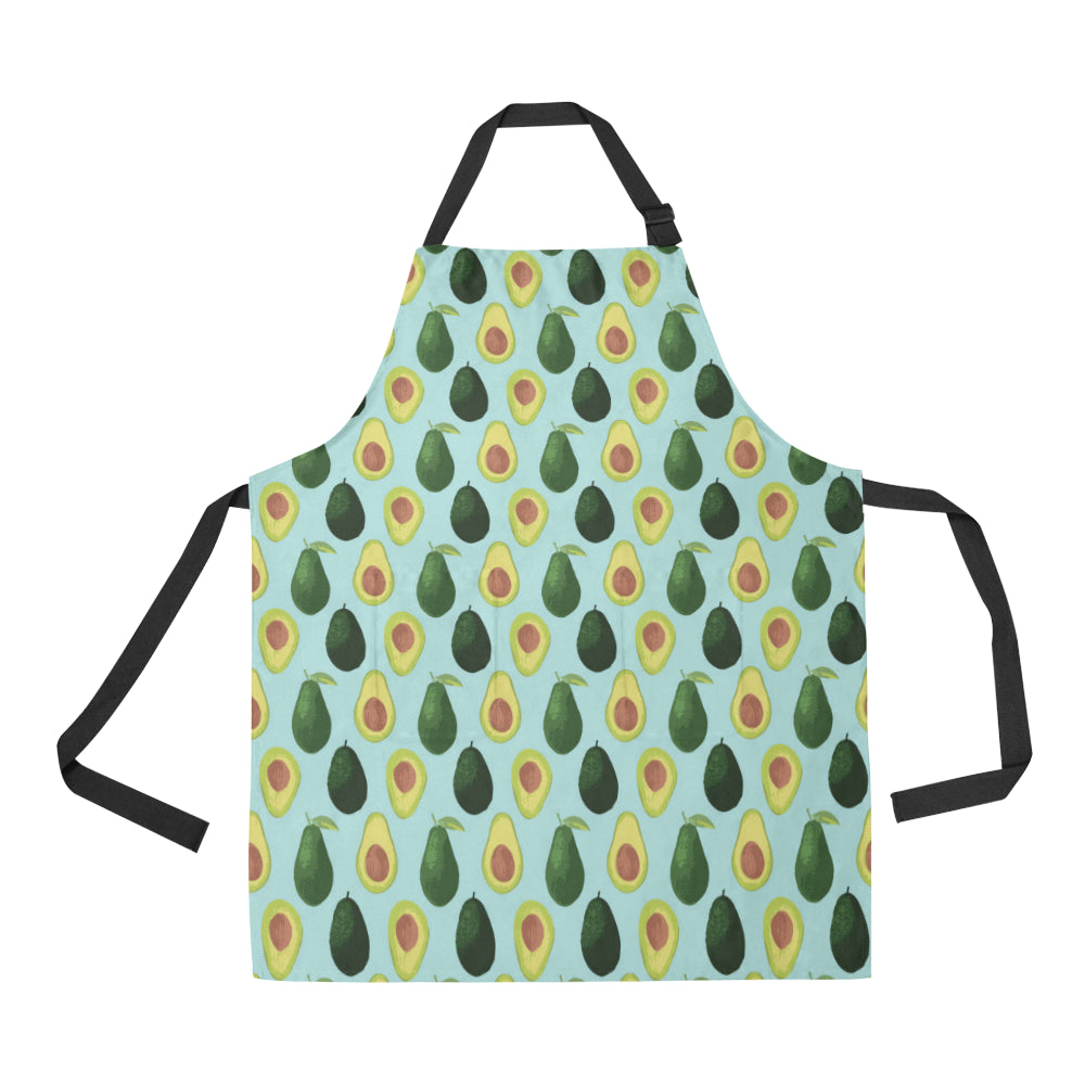 Avocado Pattern Print Design 04 Apron with Pocket