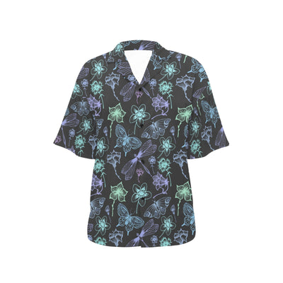 Butterfly Dragonfly Women's Hawaiian Shirt