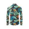 Tropical Palm Leaves Hawaiian Flower Men's Long Sleeve Shirt