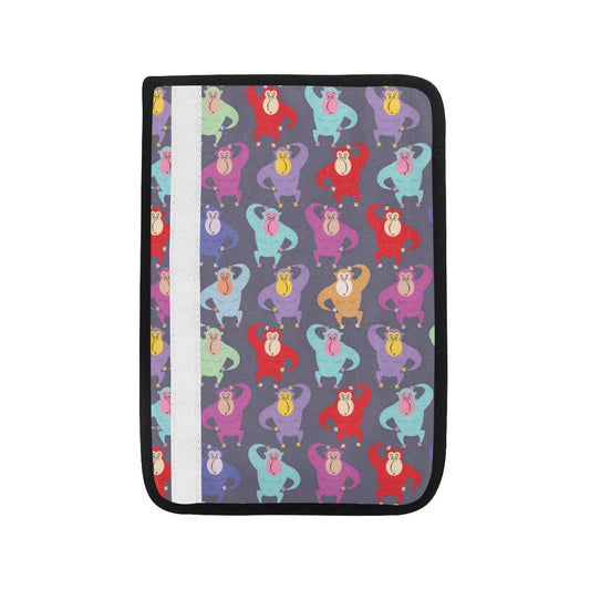 Chimpanzee Pattern Print Design 03 Car Seat Belt Cover