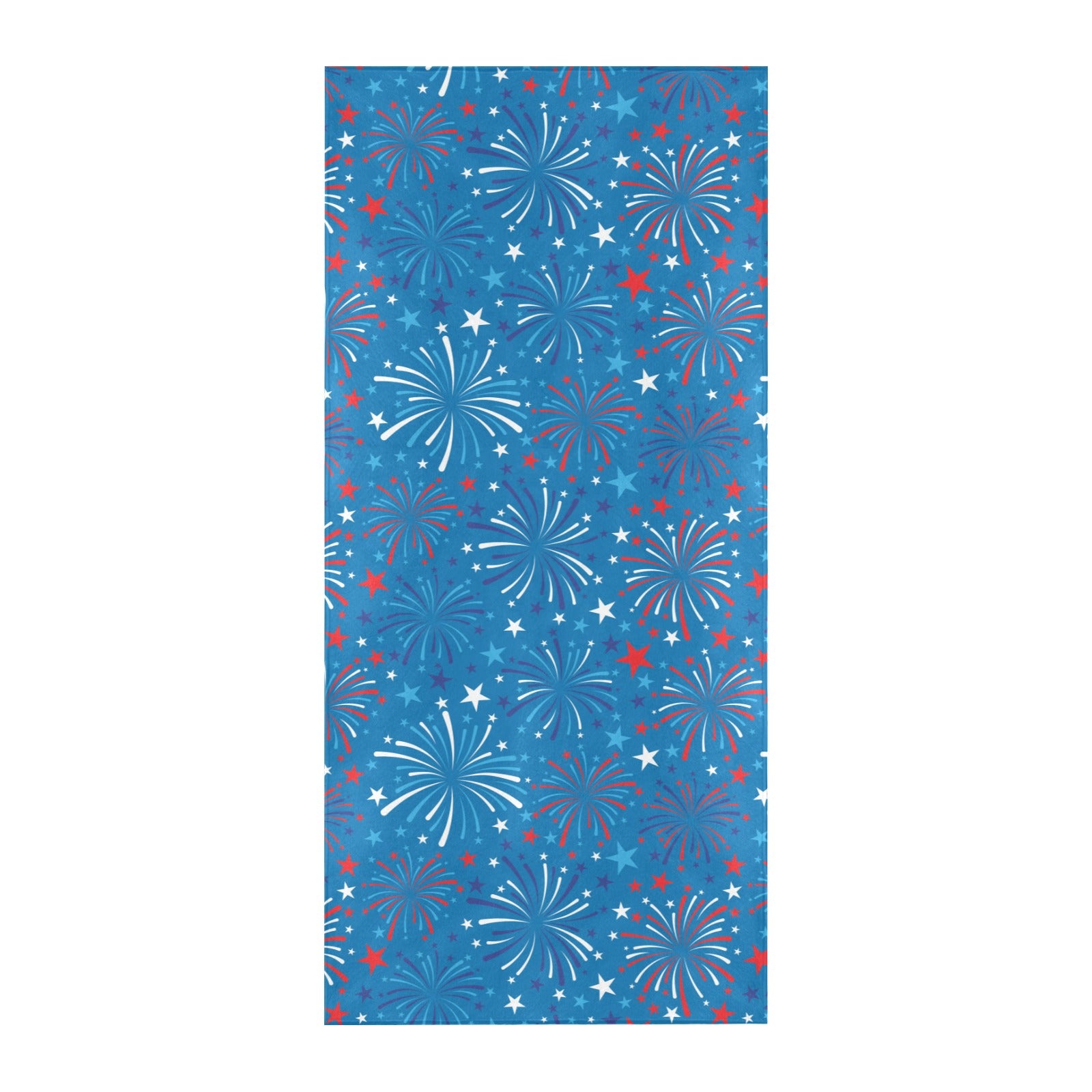 Firework Celebration Print Design LKS304 Beach Towel 32" x 71"
