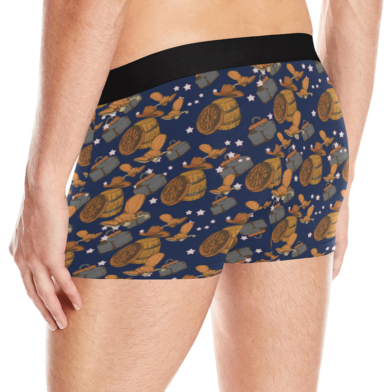 Cowboy Pattern Print Design 03 Men's Boxer Briefs