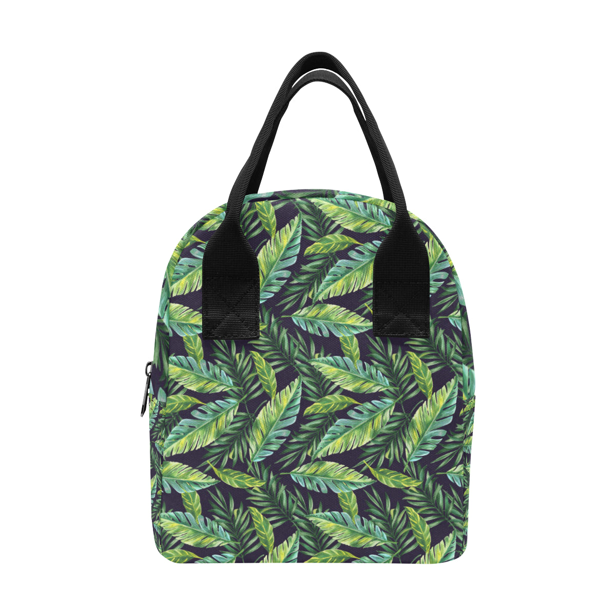 Tropical Flower Pattern Print Design TF06 Insulated Lunch Bag