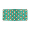 Lion Pattern Print Design 02 Men's ID Card Wallet