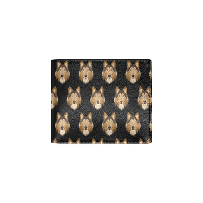 Collies Pattern Print Design 01 Men's ID Card Wallet