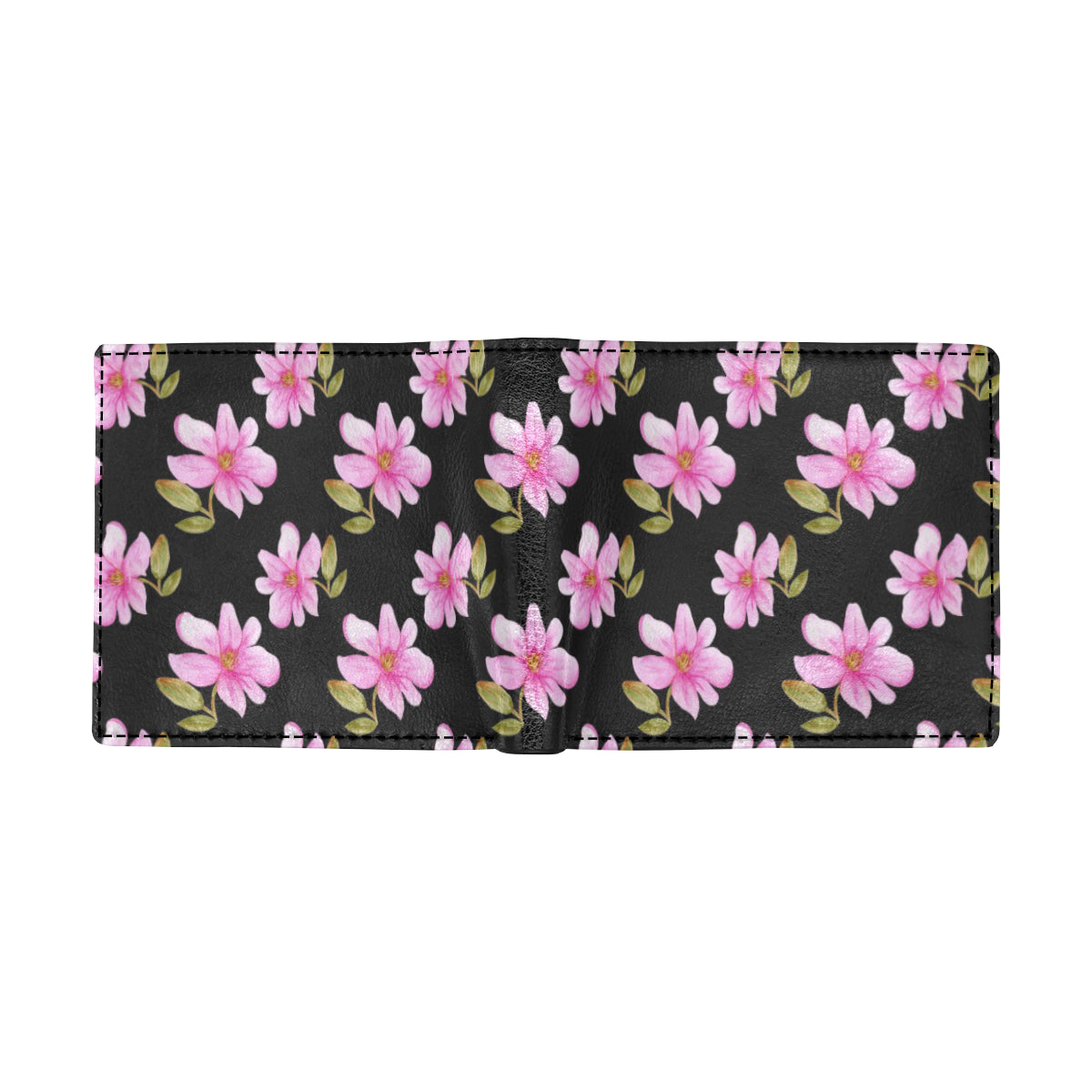 Magnolia Pattern Print Design MAG06 Men's ID Card Wallet