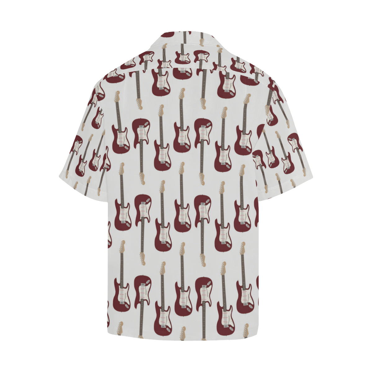 Bass Guitar Pattern Print Design 03 Men's Hawaiian Shirt