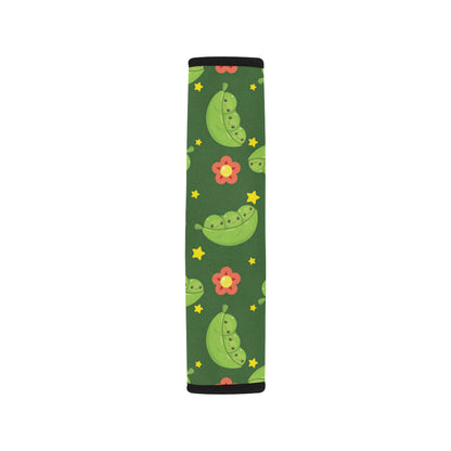 Peas Pattern Print Design A01 Car Seat Belt Cover