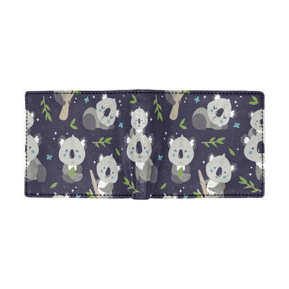 Koala Pattern Print Design 04 Men's ID Card Wallet