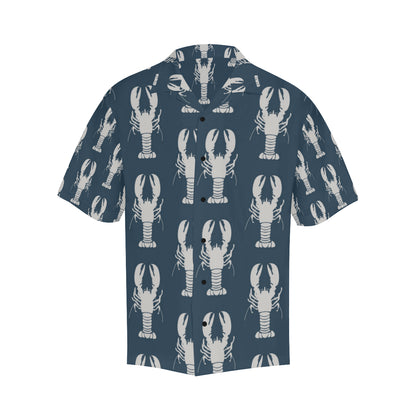 Lobster Pattern Print Design 02 Men's Hawaiian Shirt