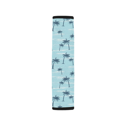 Palm Tree Pattern Print Design PT04 Car Seat Belt Cover