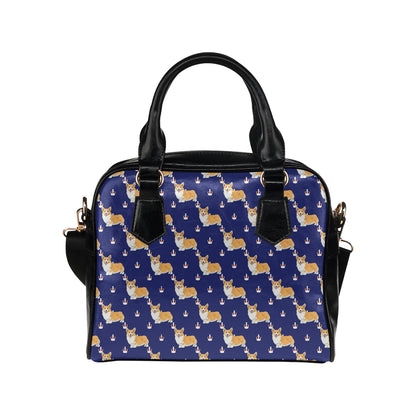 Pembroke Welsh Corgis Pattern Print Design A07 Shoulder Handbag